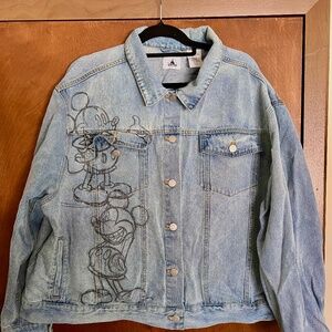 DISNEY Mickey Plus Size Denim Jacket